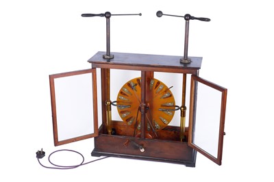 Lot 1163 - A Good 12" Victorian Wimshurst Machine