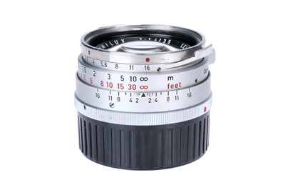 Lot 60 - A Leitz Summilux 'Steel Rim' f/1.4 35mm Lens