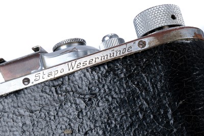 Lot 16 - A Leica IIIa 'Stapo Wesermunde' Rangefinder Camera Set