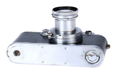 Lot 16 - A Leica IIIa 'Stapo Wesermunde' Rangefinder Camera Set