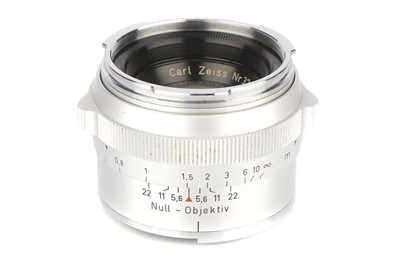 Lot 131 - A Carl Zeiss Planar f/2 50mm Prototype(?) Lens