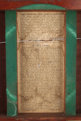 Lot 162 - A Very Early Dent Pattern 24 Improved Liquid Azimuth Compass