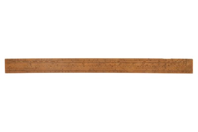 Lot 164 - An Unusual 24" (60cm) Boxwood Gunter Rule