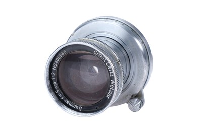 Lot 29 - A Leitz 'British Royal Navy' Summar f/2 50mm Lens