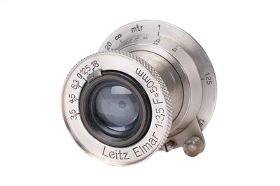 Lot 35 - A Leitz Elmar f/3.5 50mm Lens