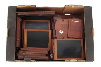 Lot 323 - A Good Selection of Wooden DDS Plate / Film Holders
