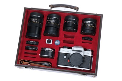 Lot 80 - A Leica Leicaflex 1972 Olympic Camera Outfit