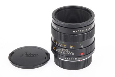 Lot 23 - A Leitz Macro-Elmarit-R f/2.8 60mm Lens