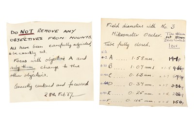Lot 144 - A Cases of Carl Zeiss Jena Objectives
