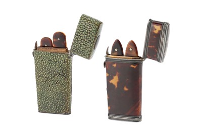 Lot 12 - Two Lancet Cases