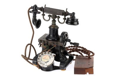 Lot 157 - An Ericsson No.16 Skeleton Telephone