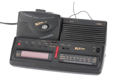 Lot 439B - An ElfTone Shuttle-2 6022 Cassette Player / Radio Combination Device