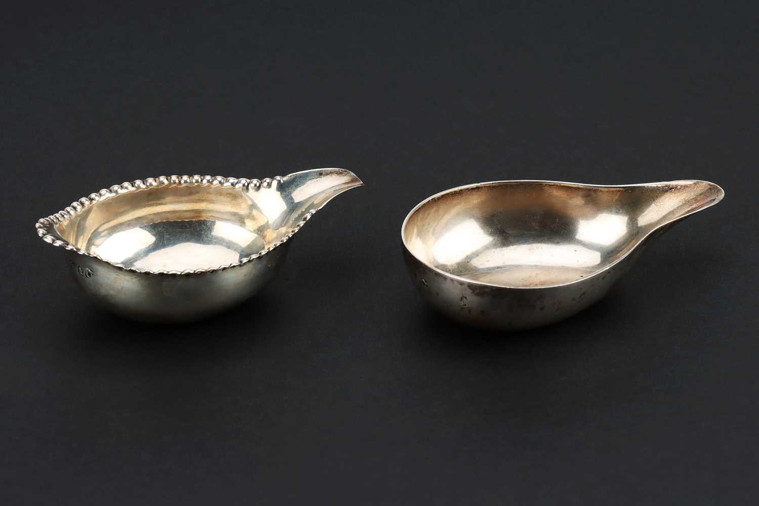 Lot 76 - Two 18th Century Silver Pap Boats