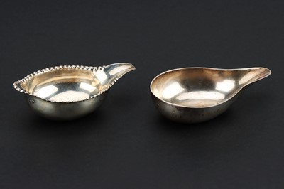 Lot 76 - Two 18th Century Silver Pap Boats