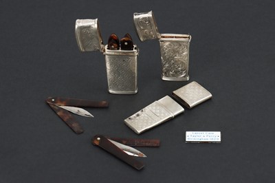 Lot 81 - Three Silver Lancet Cases