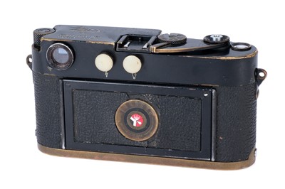 Lot 40 - A Leica M3 'First Batch' Black Paint Rangefinder Body