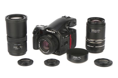 Lot 210 - A Mamiya 645AF Medium Format Camera Outfit