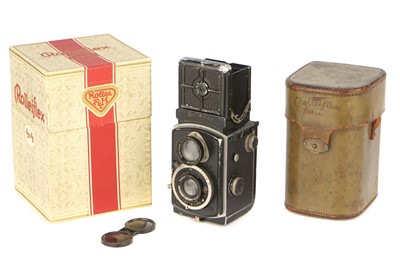 Lot 213 - A Rollei Rolleiflex 4x4 Baby Original TLR Camera
