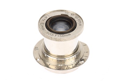 Lot 43 - A Leitz Wetzlar Elmar f/3.5 50mm Collapsible Lens