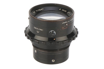 Lot 221 - A Taylor Hobson Anastigmat f/2 4" Lens