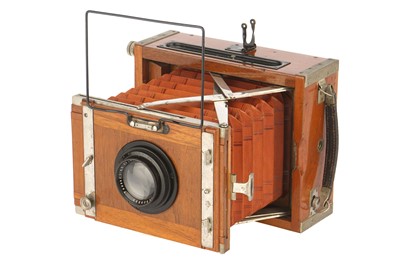 Lot 229 - A Contessa Nettel Deckrullo-Nettel Tropen 9x12cm Camera