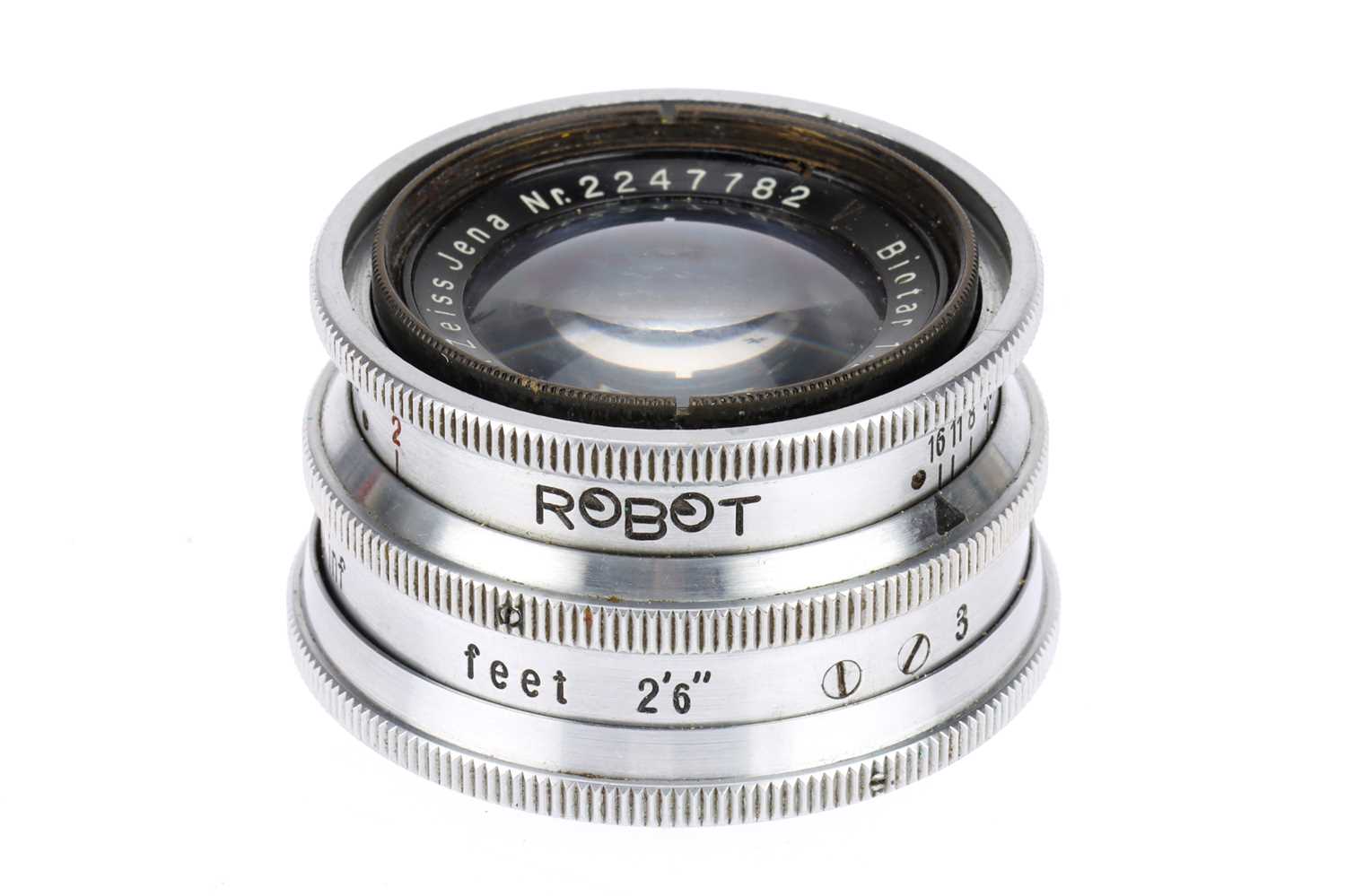★ROBOT Carl Zeiss Jena Biotar 1:2 f=4cm Lot 773 - A Carl Zeiss Jena Biotar f/2 4cm Camera Lens