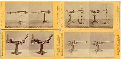 Lot 265 - CARL GUNTHER (1827-1912) Nine Stereoviews of Scientific Instruments