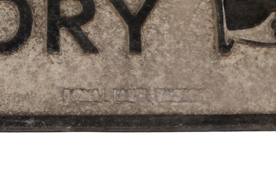 Lot 1 - Original Cast Aluminium Hospital Sign for 'PATHOLOGICAL LABORATORY'
