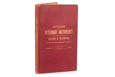 Lot 461 - Catalogue of Veterinary Instruments, Krohne & Sesemann, 1894