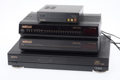 Lot 488 - A Pair of Amstrad Fidelity SRX100 Satellite Receivers