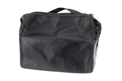 Lot 17 - A Black Leica Reporter Style Leather Camera Carry Case