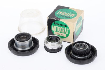 Lot 314 - A Group of Enlarging Lenses