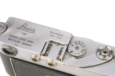 Lot 41 - A Leica M3 SS 'Betriebsk.' Rangefinder Body