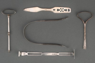 Lot 158 - A Group of Silver and Silver Plated Toilet Items