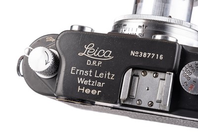 Lot 13 - A Leica IIIc 'Heer' Rangefinder Camera