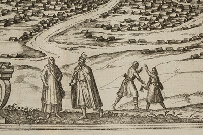 Lot 414 - A 16th Century Map of Vilnius, Lithuania