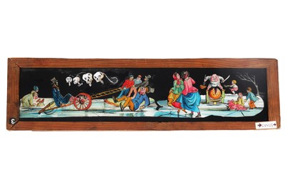 Lot 189 - Magic Lantern Slide of People skating on Ice