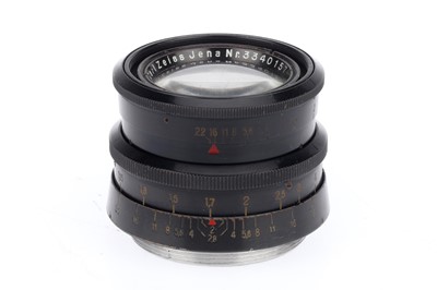 Lot 378 - a Carl Zeiss Jena Biotar T f/2 5.8cm Lens
