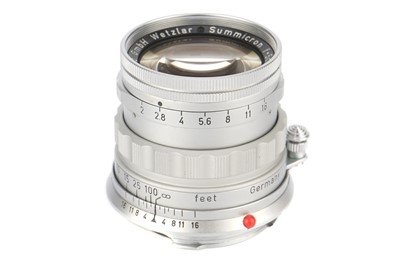Lot 65 - A Leitz Summicron f/2 50mm Lens