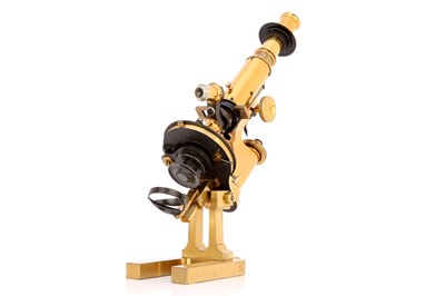 Lot 11 - A Fine Petrological Microscope By Ross