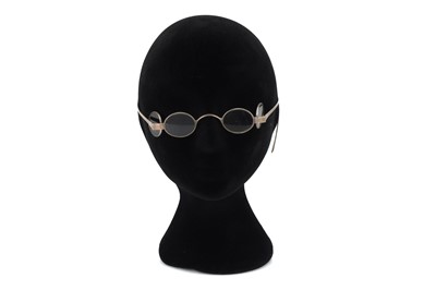 Lot 6 - A Pair of Georgian Silver Turn-Pin Spectacles with Double Lenses