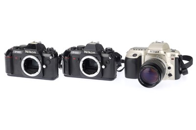 Lot 70 - A Group of Nikon SLR Camera Bodies