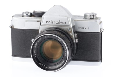 Lot 74 - A Minolta SR-1 35mm SLR Camera