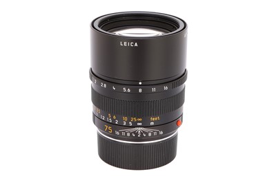 Lot 172 - A Leitz APO-Summicrion-M f/2 75mm Lens