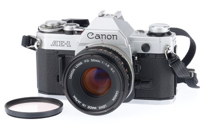 Lot 141 - A Canon AE-1 35mm SLR Camera