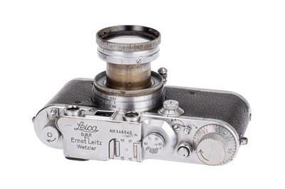 Lot 12 - A Leica IIIb "N-L' Rangefinder Camera Outfit