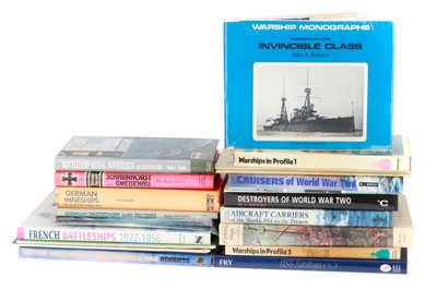 Lot 447 - A Selection of Military Books, Warship Interest