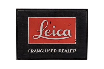 Lot 106 - A Leica Franchised Dealer Advertising Sign