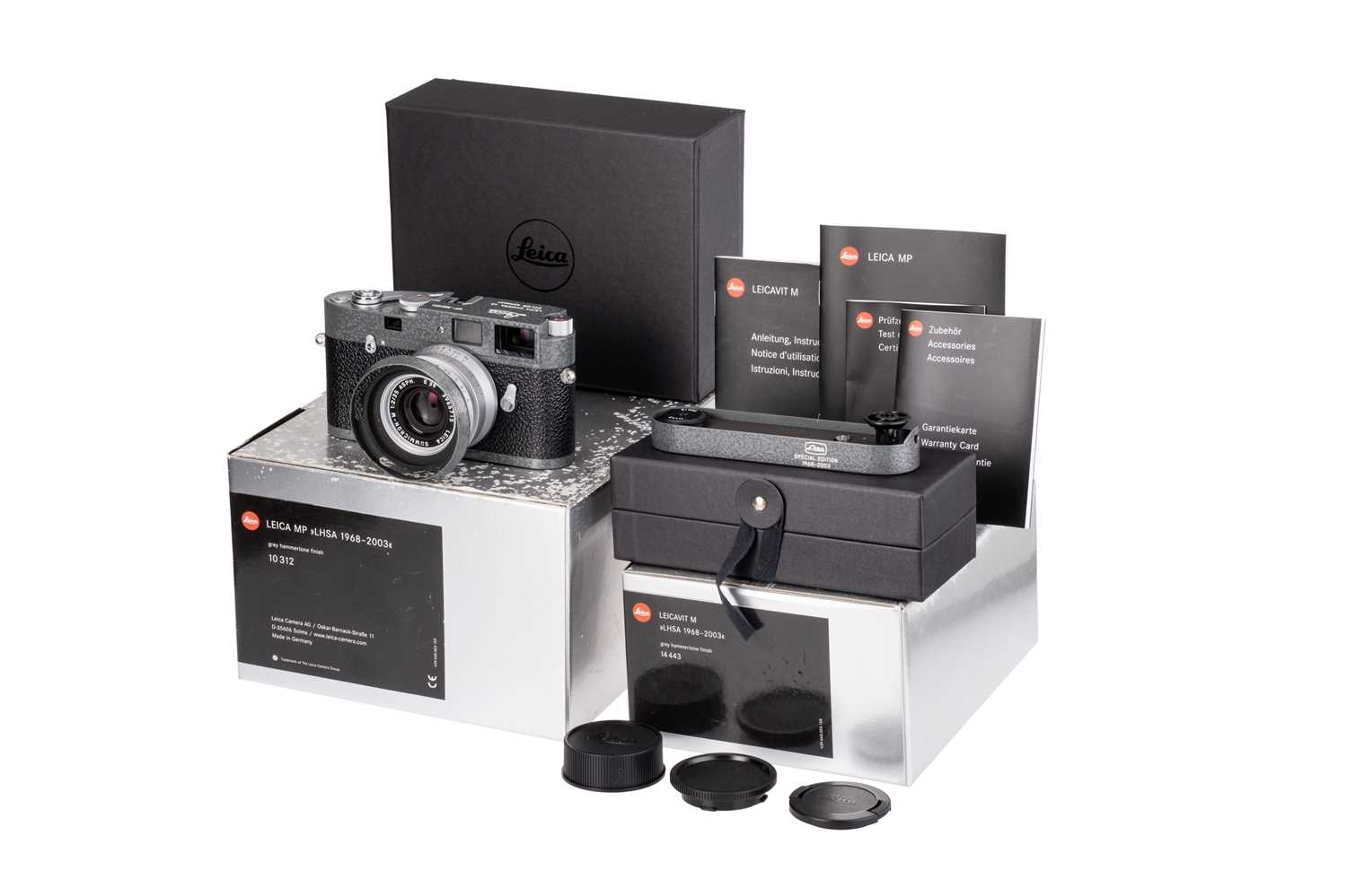 Lot 44 - A Leica MP 0.72 LHSA '1968-2003' Rangefinder Camera Set