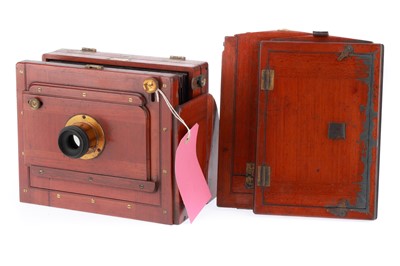 Lot 214 - A Transitional Wet-Plate Single Lens Stereo Tailboard Camera